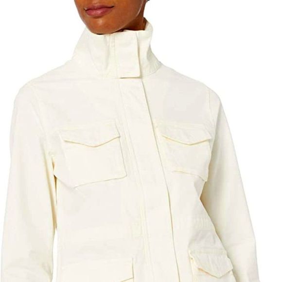 Women's Utility Jacket  size large color off white NWT - Picture 1 of 8